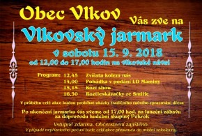 Vlkovský jarmark 15.9.2018