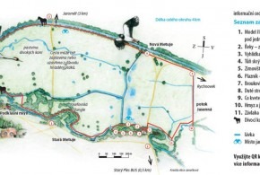 Mapa ptačího parku
